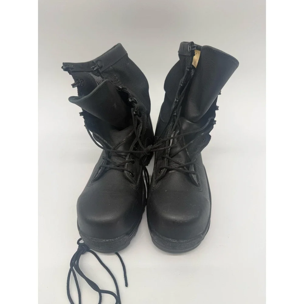 Bates Men Gore-Tex Sz 7R Waterproof Safety Toe Vibram Military Combat Boots Blck